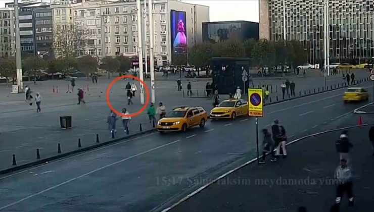 Beyoğlu’ndaki bombalı saldırıyı yapan teröristin olay yerine geliş görüntülerine ulaşıldı