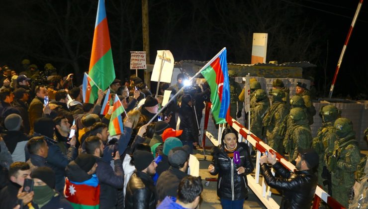 Laçın koridorundaki “maden protestosu” iki gecedir sürüyor