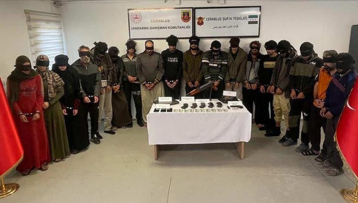 Suriye’de DEAŞ ve PKK’lı 18 terörist yakalandı