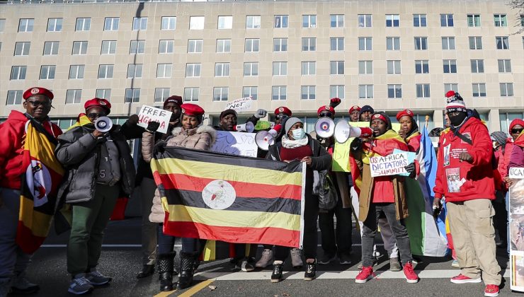 Washington’daki Afrika Liderler Zirvesi protesto edildi