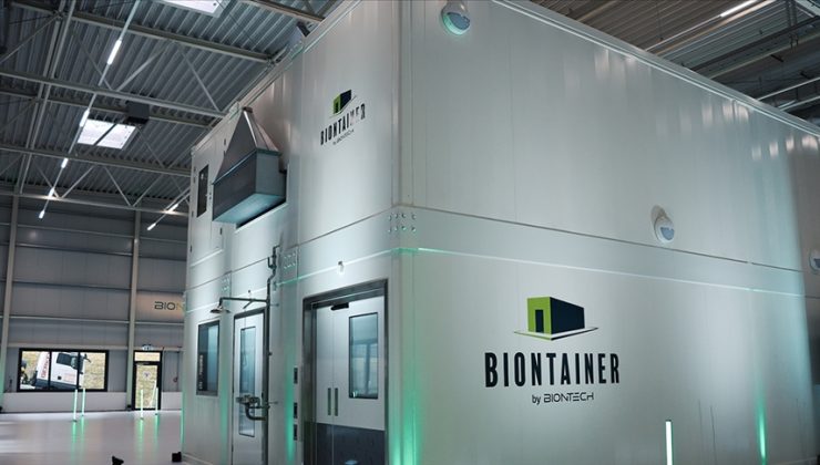 BioNTech, Ruanda’ya göndereceği konteyner aşı fabrikasını tamamladı