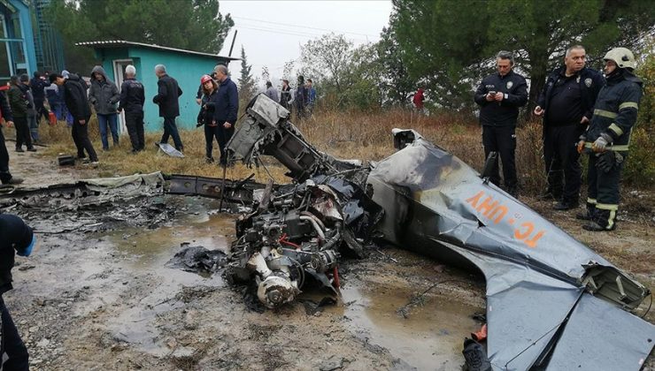 Bursa’da eğitim uçağı düştü, 2 kişi hayatını kaybetti