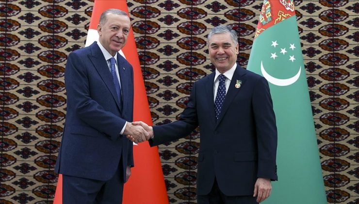 Cumhurbaşkanı Erdoğan Türkmenistan’da