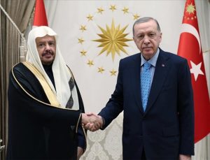 Erdoğan Suudi Arabistan Şura Meclisi Başkanı Al Şeyh’i kabul etti