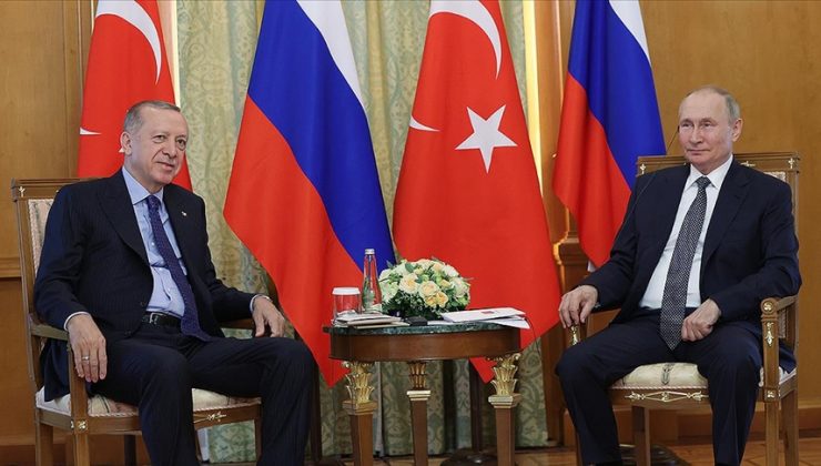 Cumhurbaşkanı Erdoğan, Rusya Devlet Başkanı Putin ile görüştü