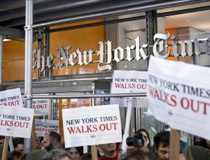 New York Times çalışanlarının grevi başladı