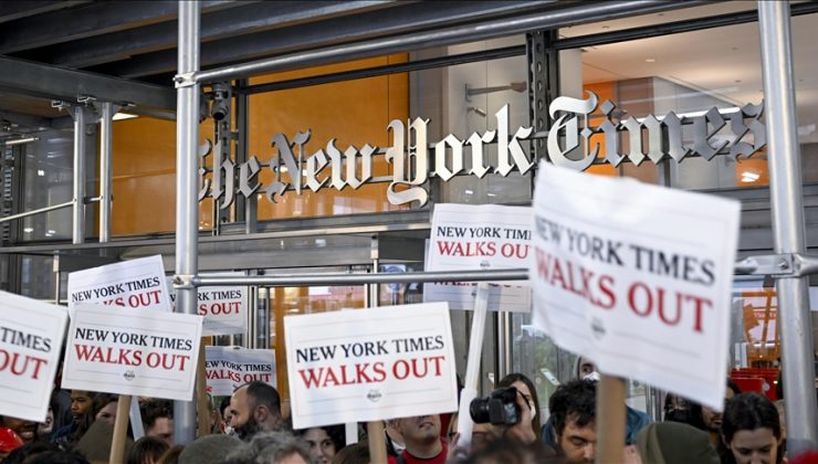 New York Times çalışanlarının grevi başladı