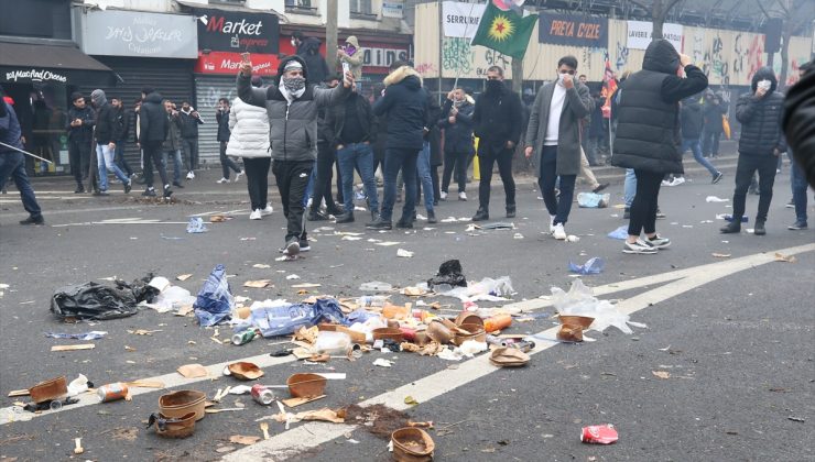 Terör örgütü PKK yanlıları Paris esnafını mağdur etti