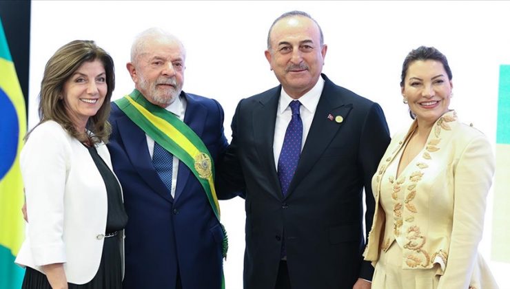 Çavuşoğlu, Brezilya Devlet Başkanı Silva’nın yemin törenine katıldı