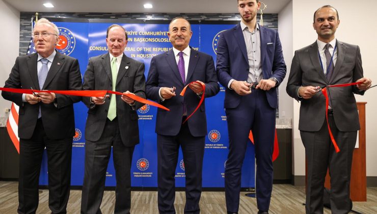 Çavuşoğlu, Türkiye’nin Houston Başkonsolosluğunun yeni hizmet binasını açtı