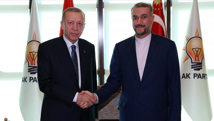 Erdoğan, İran Dışişleri Bakanı Abdullahiyan’ı kabul etti