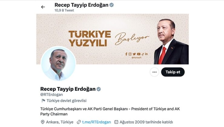 Erdoğan sosyal medyada en çok takip edilen liderler arasında