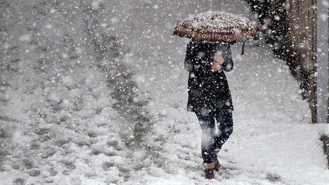 Balkanlar üzerinden kar geliyor!