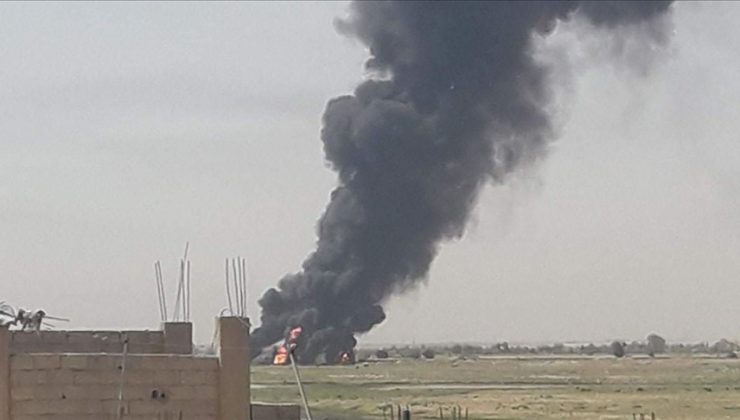 Deyrizor’da İranlı terörist grupların konvoyuna hava saldırısı