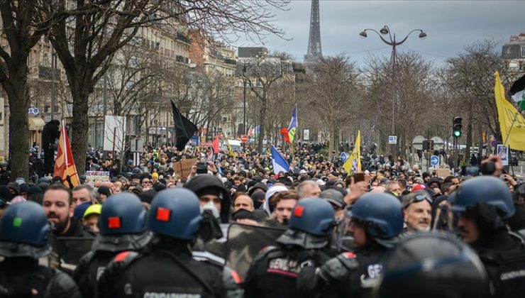 Sarı yeleklilerden reform karşıtı dev protesto