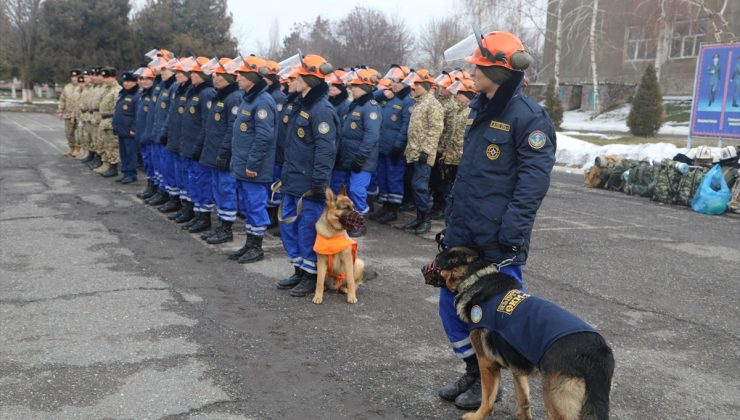 Kırgızistan 63 kişilik arama kurtarma ekibi gönderdi