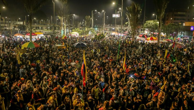 Kolombiya’da sağlık reformu yasası protesto edildi