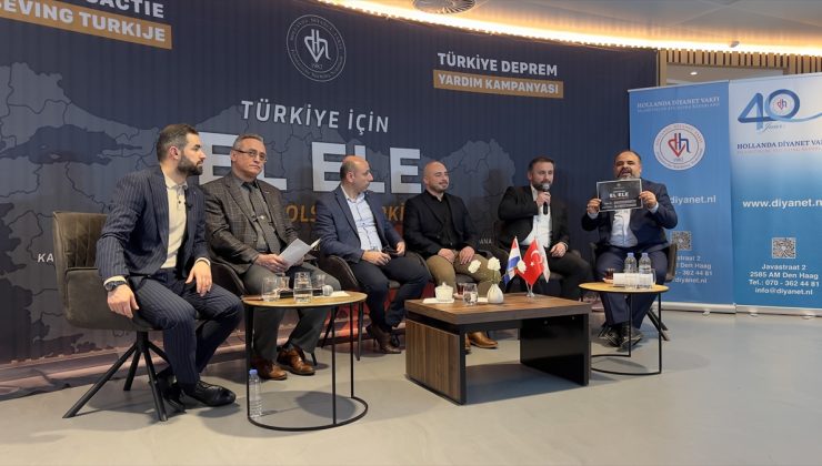 Hollanda’da “Türkiye İçin El Ele” kampanyasında bağış miktarı iki günde 3 milyonu aştı