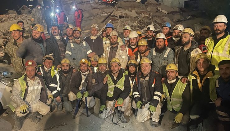 Hatay’da madencilerin zamanla yarışı 2 kişiyi kurtardı