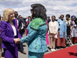 Jill Biden Afrika turu kapsamında Namibya’yı ziyaret etti