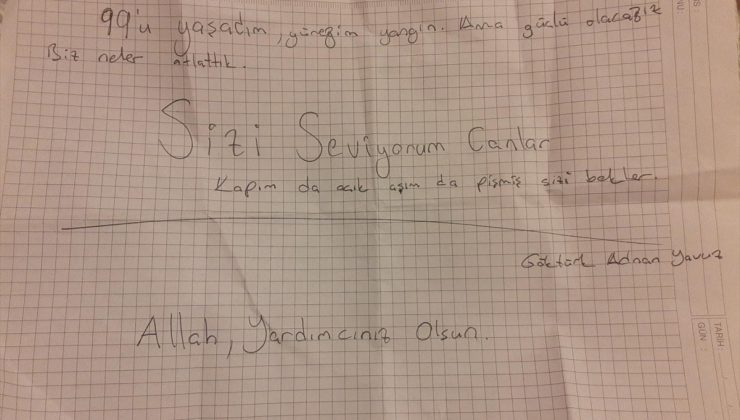 Depremzedelere yardımlar duygulandıran notlarla gönderiliyor