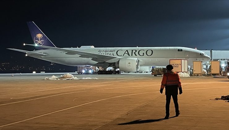 Suudi Arabistan yardım taşıyan bir uçak daha gönderdi