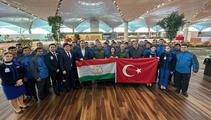 Tacikistan arama kurtarma ekibi İstanbul Havalimanı’ndan ülkesine uğurlandı
