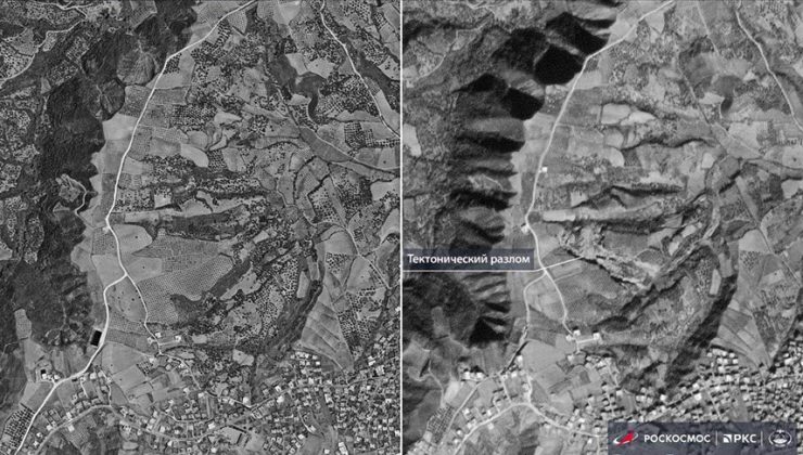 Rusya Federal Uzay Ajansı, Türkiye’deki depremin tektonik etkisini uydudan görüntüledi