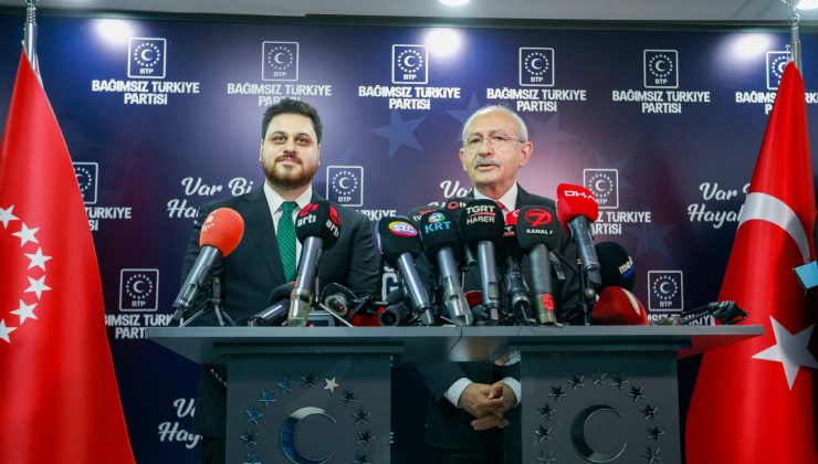 CHP Genel Başkanı Kılıçdaroğlu, BTP Genel Başkanı Baş’ı ziyaret etti