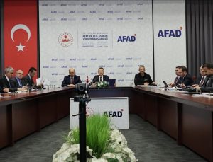 AFAD’da deprem koordinasyon toplantısı yapıldı