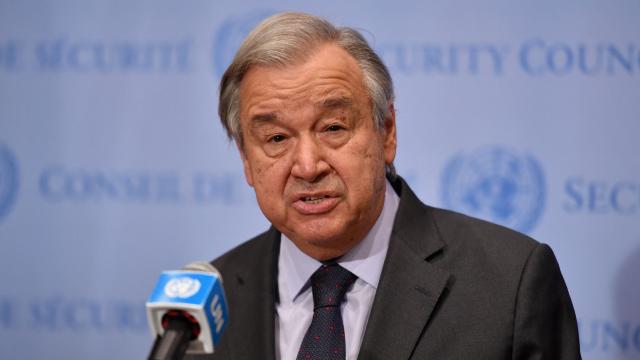 Guterres, BMGK’ye sunduğu raporda, Gazze’de önce “çatışmanın durması” gerektiğini belirtti