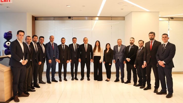 ASKON Amerika heyeti Dışişleri Bakanı Mevlüt Çavuşoğlu ile buluştu