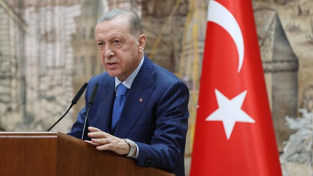Cumhurbaşkanı Erdoğan: Eteklerindeki taşları döksünler