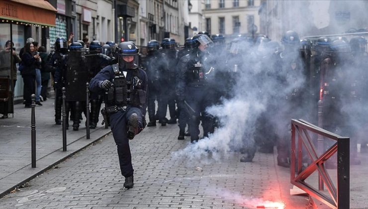 Fransa’da emeklilik reformu karşıtı gösterilerde gözaltı sayısı 457’ye çıktı