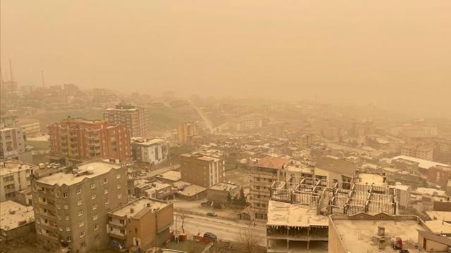 Mardin’de kuvvetli fırtına ve toz taşınımı uyarısı