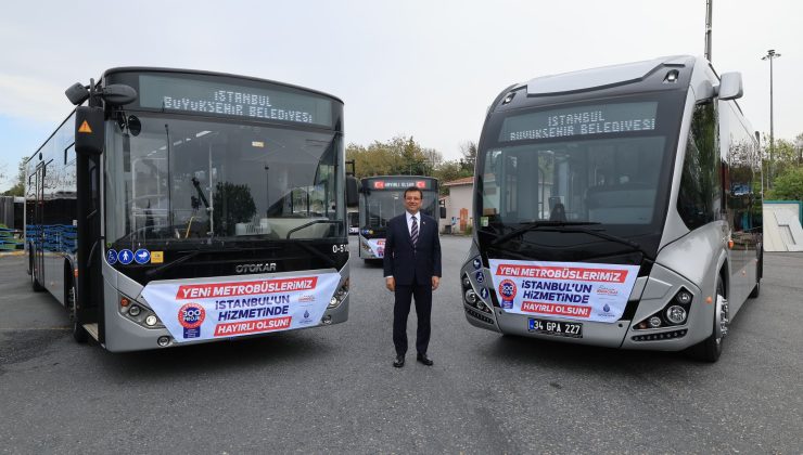 İstanbul’da metrobüs hattına 25 yeni araç