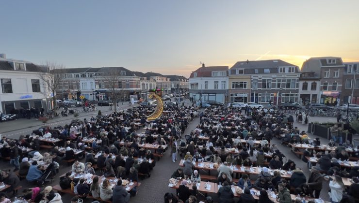 Hollanda’da sokak iftarı düzenlendi