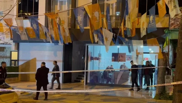 AK Parti’nin Bahçelievler’deki seçim bürolarına peş peşe silahlı saldırı