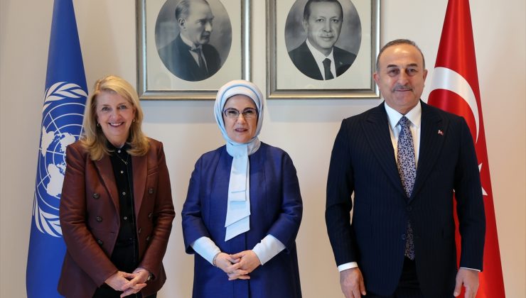 Emine Erdoğan, UNICEF İcra Direktörü Russell ile görüştü