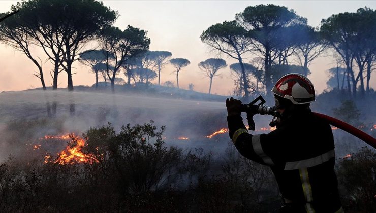 Fransa’da orman yangını; 1000 hektardan fazla alan zarar gördü