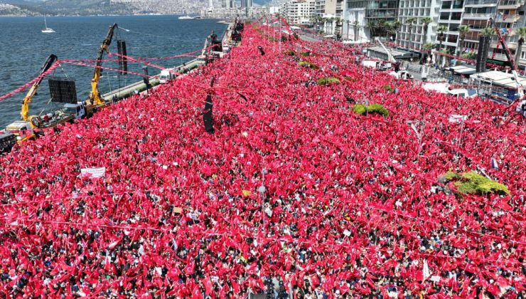 Millet ittifakından İzmir’de gövde gösterisi