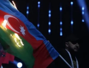 Avrupa Halter Şampiyonası’nın açılışında Azerbaycan bayrağı yakıldı