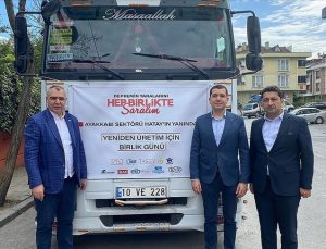 Ayakkabı sanayicisinden Hatay’a makine ve teçhizat yardımı