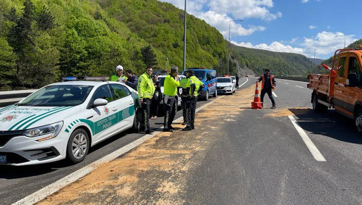 Bolu Dağı Tüneli İstanbul istikametinde zincirleme kaza