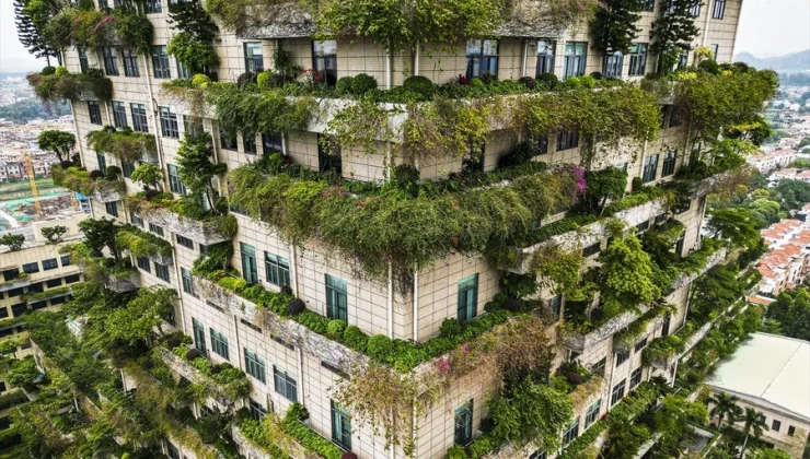Çin’deki bu bina dikey orman gibi