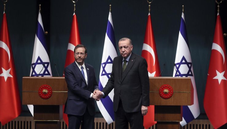Cumhurbaşkanı Erdoğan İsrail Cumhurbaşkanı Herzog ile görüştü