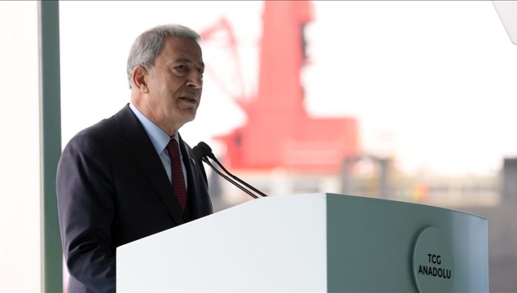Milli Savunma Bakanı Akar: TCG Anadolu gücümüze güç katacak