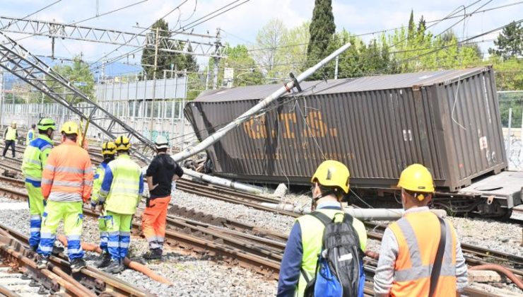 İtalya’da yük treni raydan çıktı, ülke genelinde seferler aksadı