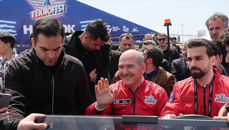 Bakan Soylu, TEKNOFEST’i ziyaret etti