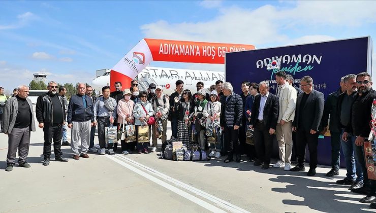 Deprem sonrası Adıyaman’a ilk turist kafilesi Güney Kore’den geldi